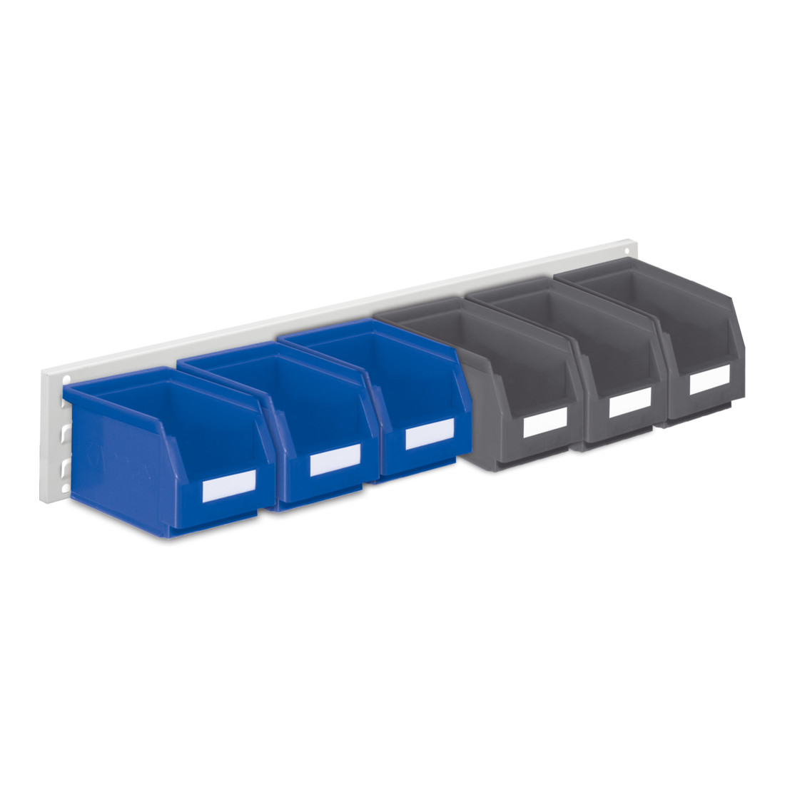 Kappes Wandschiene RasterPlan Schlitzplatten Set 15 RAL 7035
