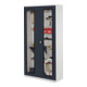 Kappes Werkstückschrank RasterPlan mit Schlitzplattenrückwand RAL 7035/7016 Sichtfenstertüren-3