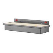 Kappes Werkzeugaufnahmebox RasterPlan/ABAX mit Holzplatte anthrazitgrau