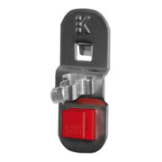 Kappes Werkzeugklemme RasterPlan/ABAX Ø 13 mm einfach kleine Grundplatte anthrazitgrau