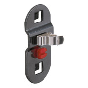 Kappes Werkzeugklemme RasterPlan Ø 19 mm einfach kleine Grundplatte anthrazitgrau