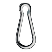 Karabinerhaken DIN 5299,Form C L.60mm Drahtstärke 6mm Trgf. 120kg ZN