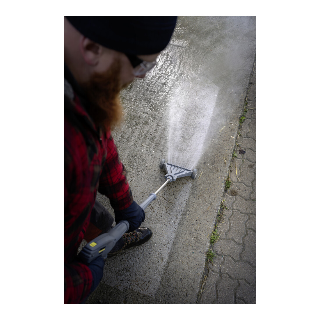 Kärcher Nettoyeur de surfaces Eco!Booster MAX TR 040 200 mm jet plat
