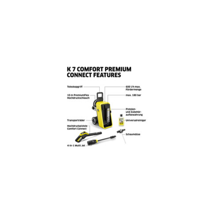 Kärcher Nettoyeur haute pression K 7 Comfort Premium Connect