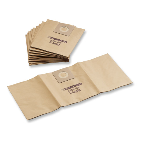 Kärcher Sacs filtrants en papier 2 couches 200 pces T 12/1 Variantes.