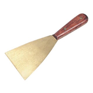 Karl Hagenböcker Spatule en laiton I.80mm Ép.2mm particulièrement stable et antidéflagrant