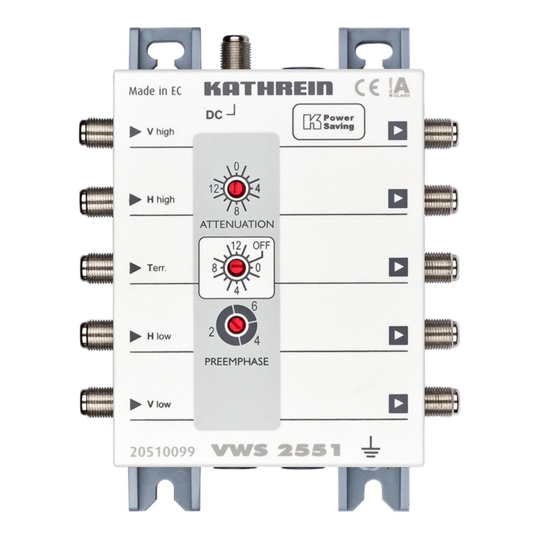 Kathrein Amplificateur multiswitch avec alimentation à distance VWS 2551
