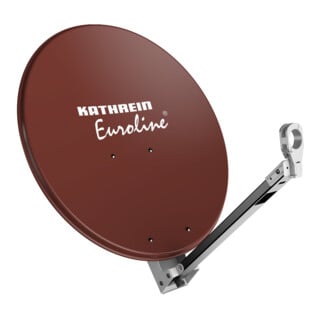 Kathrein Antenne parabolique Euroline 75 cm alu rouge brun KEA 750/R