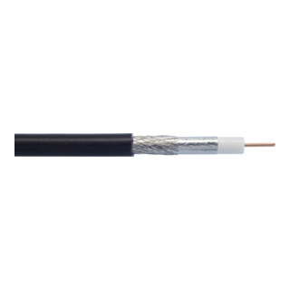 Kathrein Câble coaxial 10,4 mm 120 dB noir 100 m BauPVO Dca