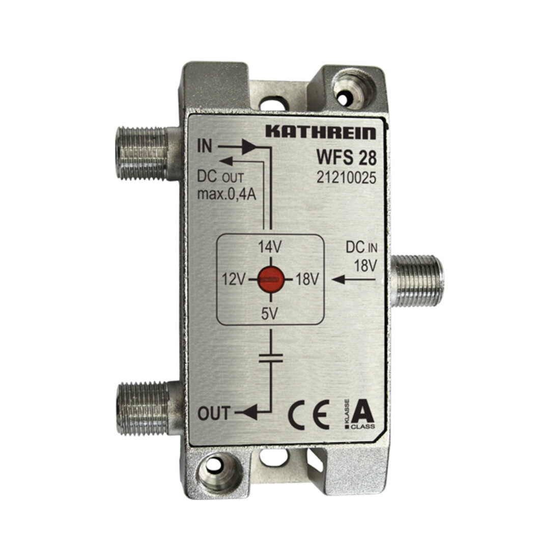 Kathrein Commutateur d’alimentation à distance 5-2150MHz F-Conect. WFS 28