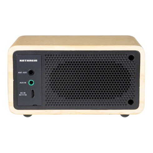 Kathrein DAB+/FM Radio portable DAB+ 1 mini Holz he