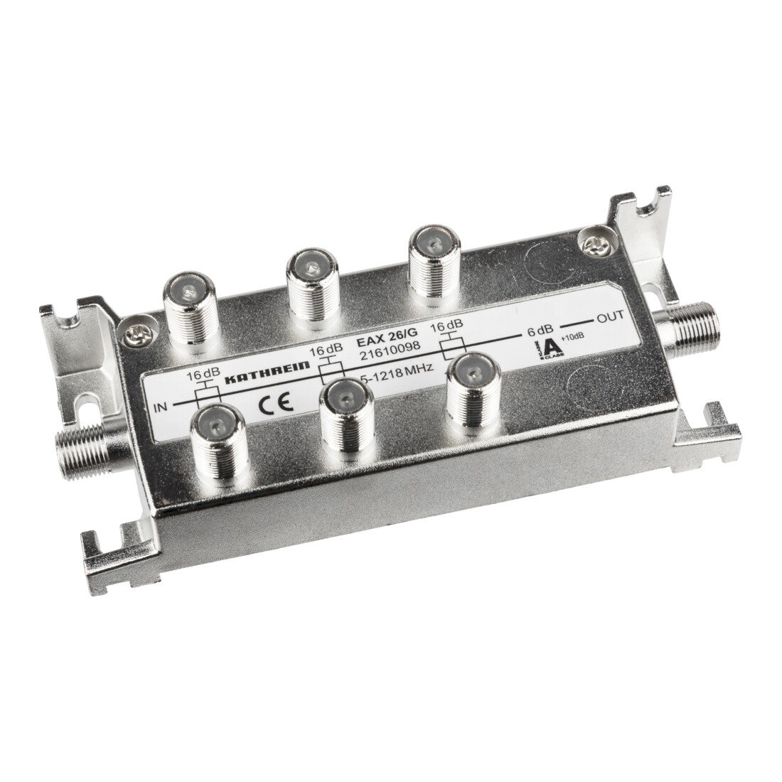 Kathrein Diviseur F 6 voies 5-1218 MHz 16 dB EAX 26/G