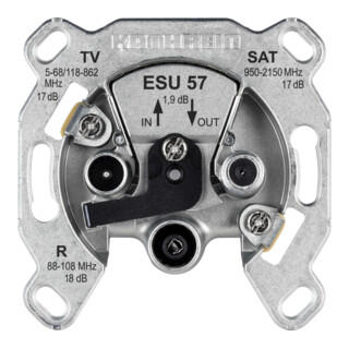 Kathrein Durchschleifdose Einkabelsystem ESU 57 3fach 5-68 MHz