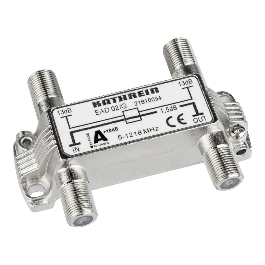 Kathrein F-Abzweiger 2f. 5-1218 MHz 12,5dB EAD 02/G