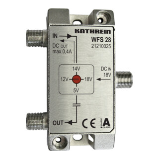 Kathrein Fernspeise-Weiche 5-2150MHz F-Conect. WFS 28