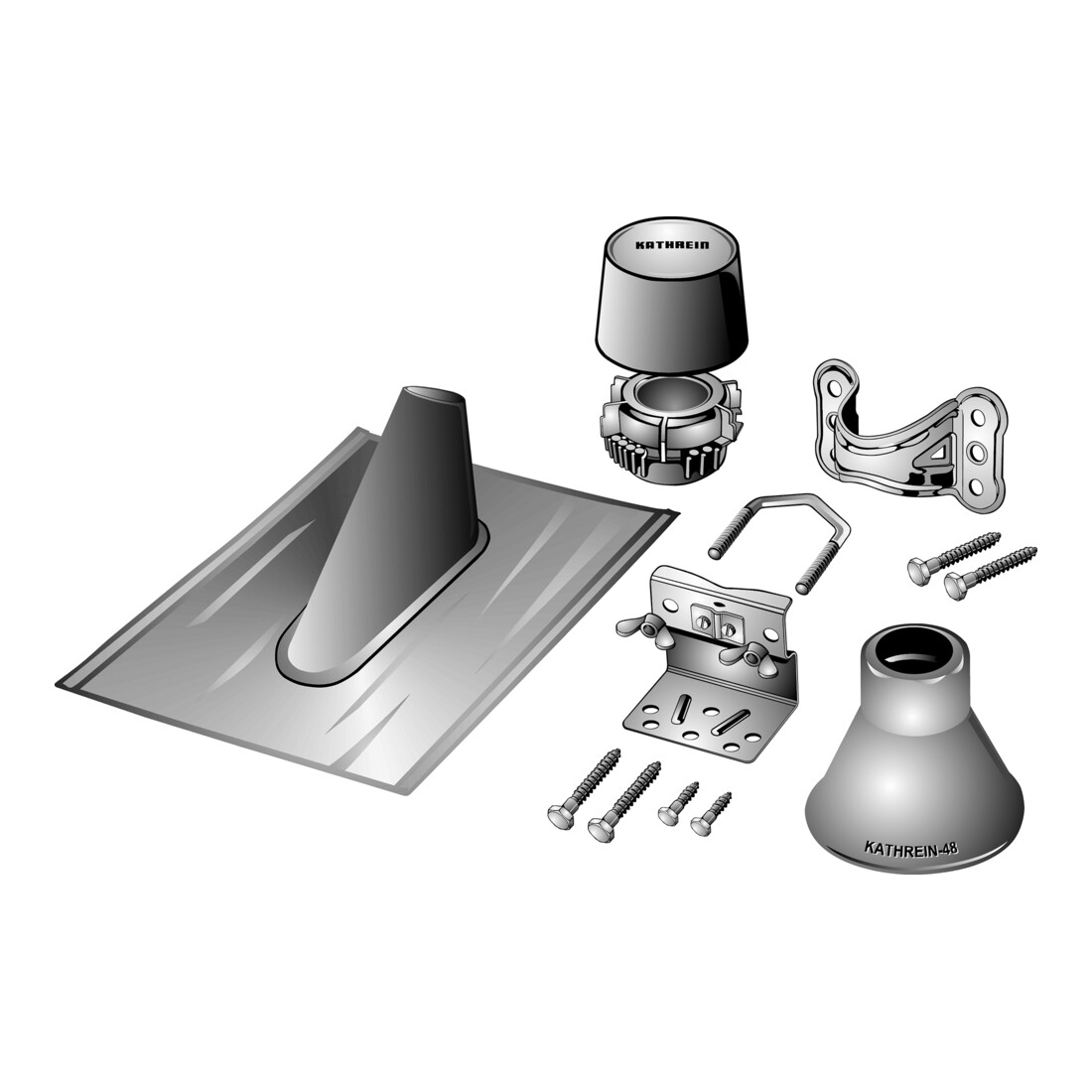 Kathrein Kit de montage mât ZTS 148
