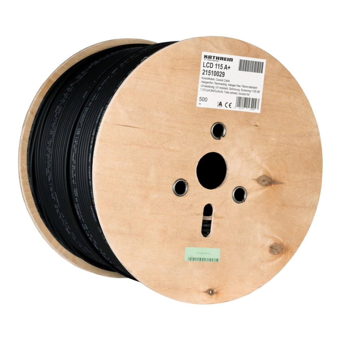 Kathrein Koaxialkabel 130 dB, A++ LCD115A+/500m Cca