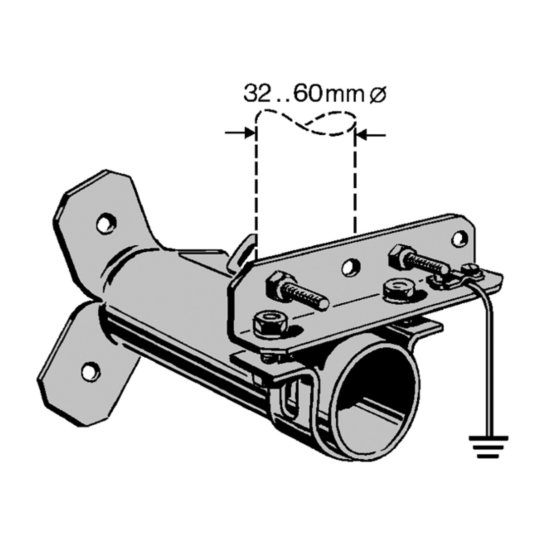 Kathrein Mast-Abstandhalter ZTI 01