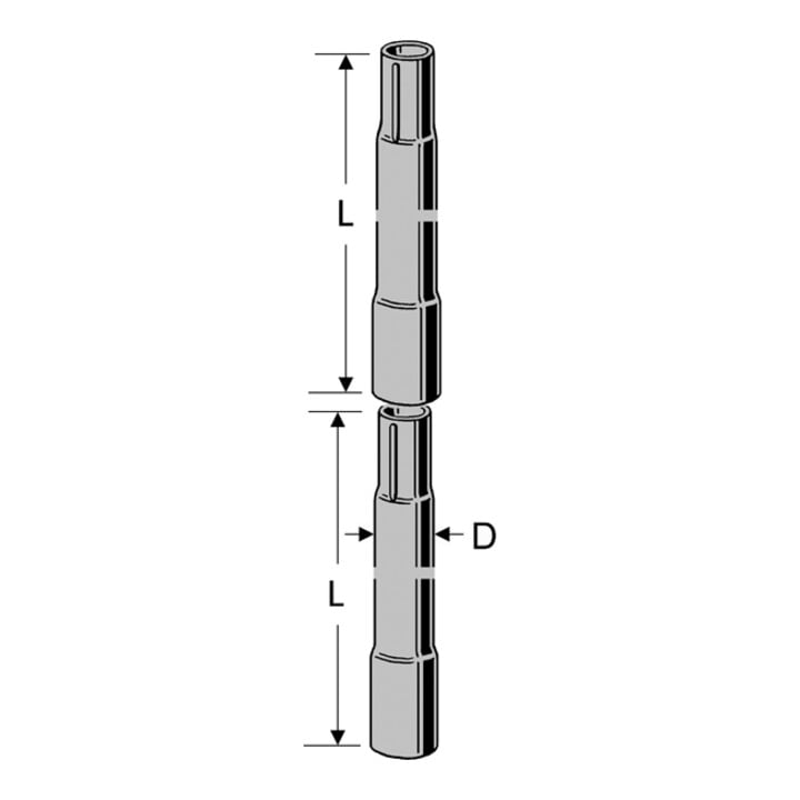 Kathrein Mât de fixation ZSA 21 2,0 x 42 mm