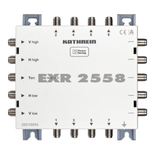 Kathrein Multischalter 5 auf 8 kaskadierb. EXR 2558