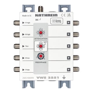 Kathrein Multischalter-Verstäker Fernspeisung VWS 2551