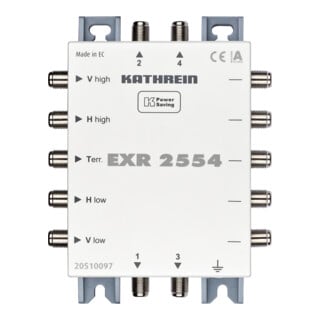 Kathrein Multiswitch 5 vers 4 en cascade EXR 2554