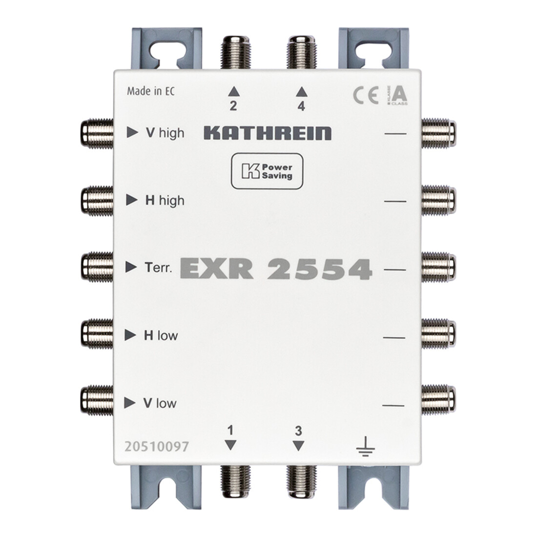 Kathrein Multiswitch 5 vers 4 en cascade EXR 2554