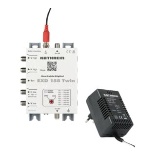 Kathrein Multiswitch à un câble 5-862+950-2150 MHz EXD 158 Twin