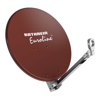 Kathrein Parabolantenne Euroline 65cm alu rotbraun KEA 650/R