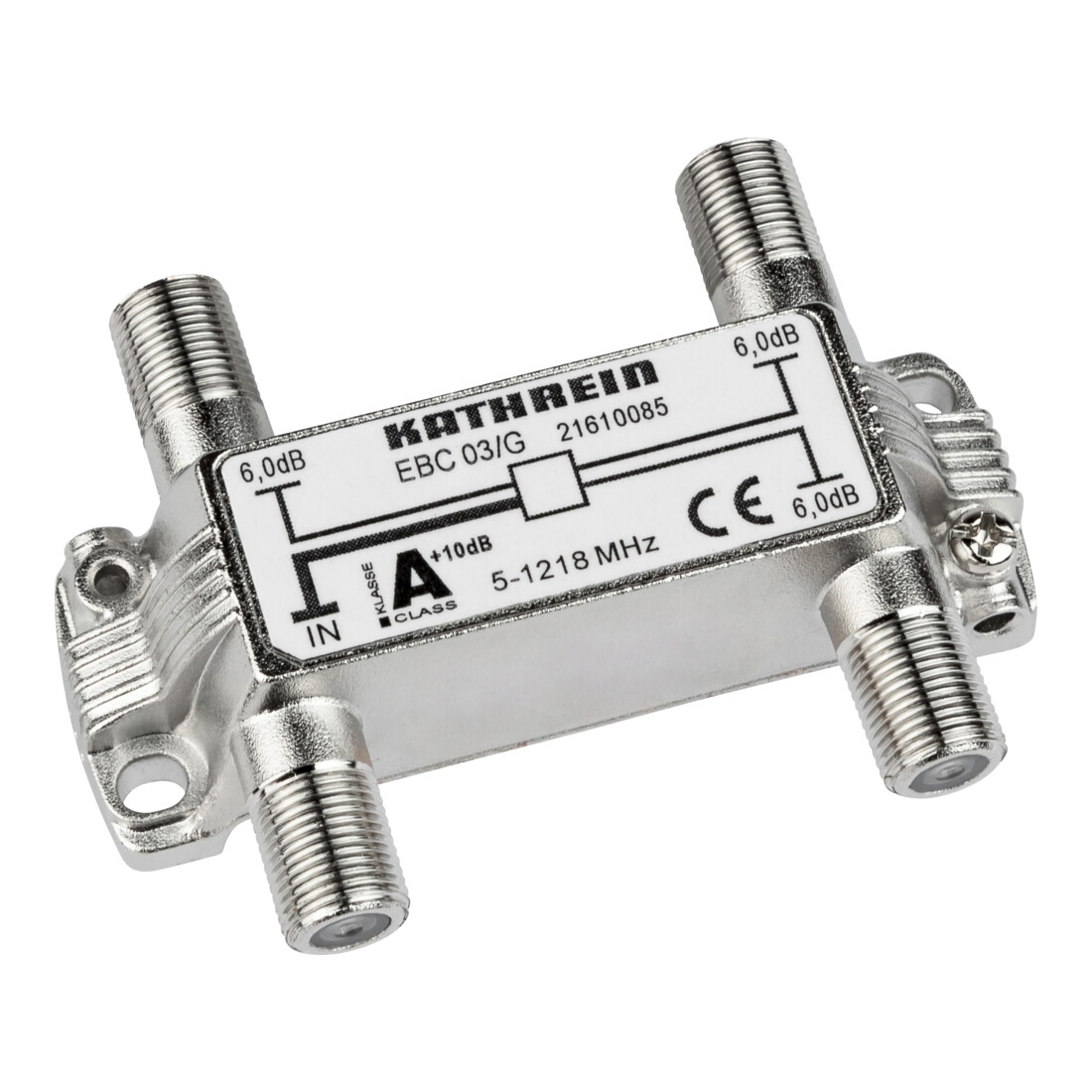 Kathrein Répartiteur 3 voies 5-1218 MHz 6 dB EBC 03/G