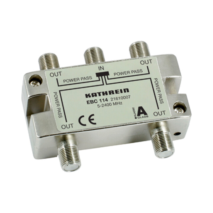 Kathrein Répartiteur F 4 voies 5-2400 MHz EBC 114