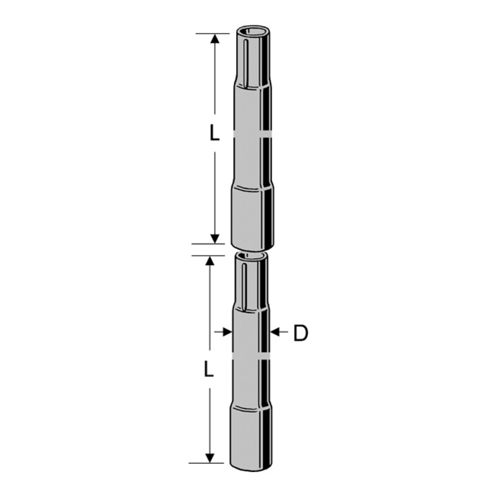 Kathrein Steckmast ZSA 21 2,0 x 42 mm