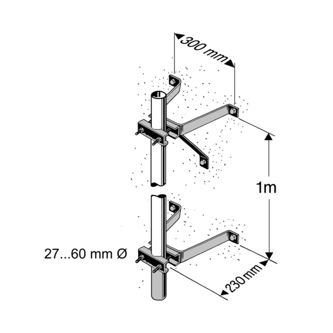 Kathrein Support mât ZTH 01