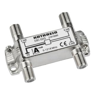 Kathrein Verteiler 3f. 5-1218 MHz 6dB EBC 03/G