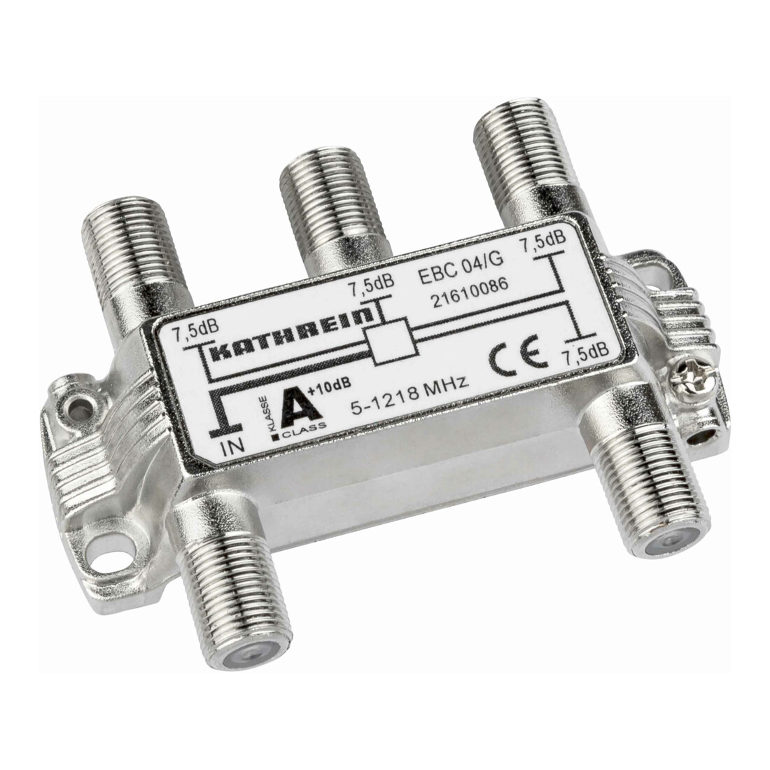 Kathrein Verteiler 4f. 5-1218 MHz 7,5dB EBC 04/G