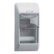 KATRIN Distributeur de papier toilette pour 2 rouleaux, blanc
