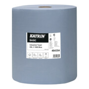 KATRIN Papier essuie-tout 3 plis bleu 1000 feuilles, 38x36 cm