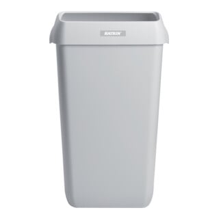 KATRIN Poubelle 25L avec couvercle, blanc