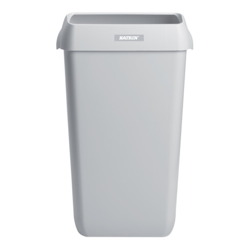 KATRIN Poubelle 25L avec couvercle, blanc