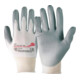 KCL Handschuhe Camapur Comfort nahtloses Trikot mit PU-Beschichtung weiß/grau-1