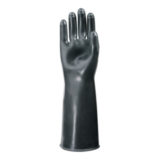 KCL Handschuhe Butoject 898 schwarz Chemikalienschutz mit Rollrand