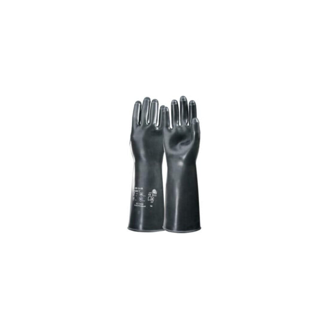 KCL Handschuhe Butoject 898 schwarz Chemikalienschutz mit Rollrand