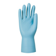 Gants jetables Honeywell Dermatril P 743 bleu nitrile