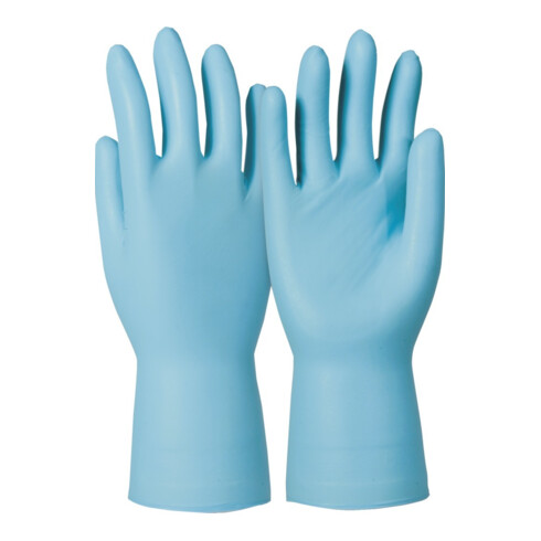 Gants jetables Honeywell Dermatril P 743 bleu nitrile