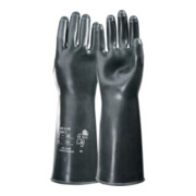 KCL Handschoenen Butoject 898 zwart chemische bescherming met gerolde manchet-4