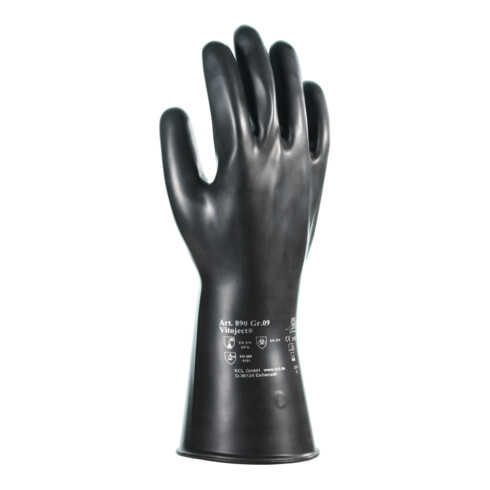 KCL Handschoen voor bescherming tegen chemicaliën, paar Vitoject 890, Handschoenmaat: 10