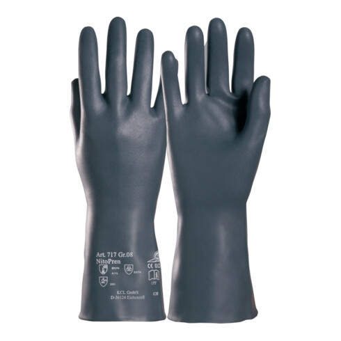 KCL Gants Nitoprène 717 Nitrile/Chloroprène velouté