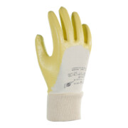 Gants KCL Sahara 100 nitrile avec manchette tricotée jaune