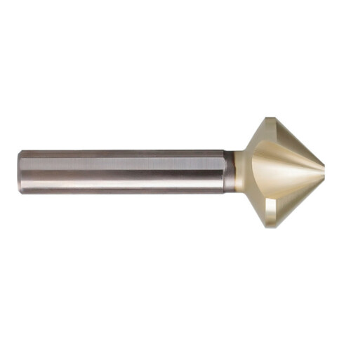 Kegelsenker ungleiche Teilung HSS ZrN 90Grad 31mm 3-Flächenschaft BECK