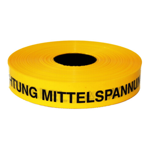 KELMAPLAST Bande de signalisation de tranchée 250 m câble moyenne tension jaune